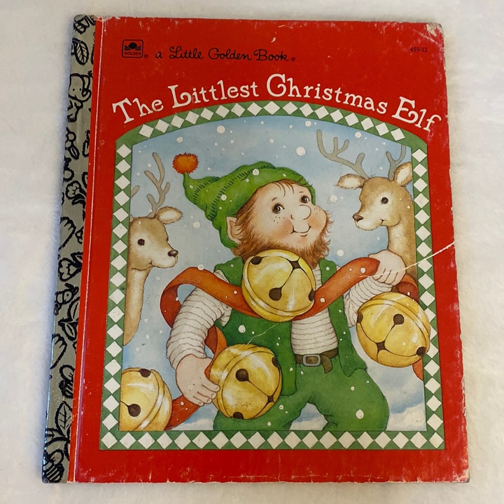 The Little Christmas Elf Little Golden Book (c) 1987